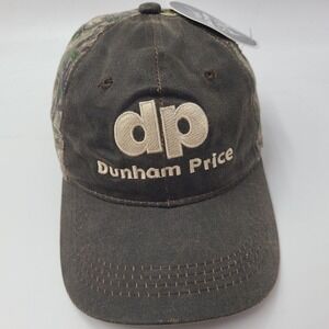 Dunham Price Hat Adjustable Brown Camo Waxed Cotton Realtree Concrete Company